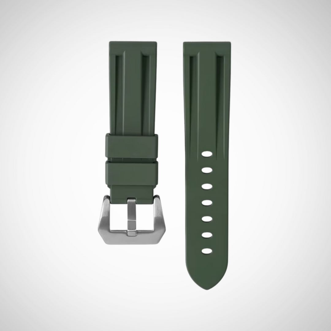 FKM Universal 22mm - 24mm Straight End Straps