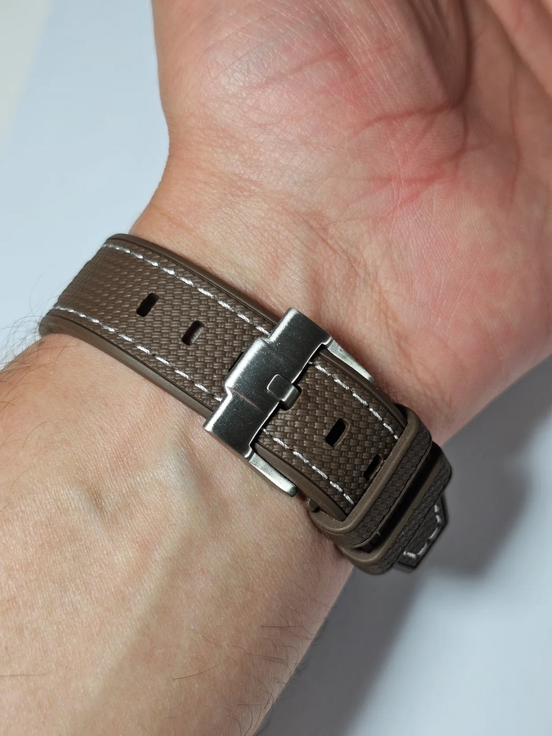 Rubber Flex Thread Curved Strap for Omega X Swatch MoonSwatch Mission to Jupiter