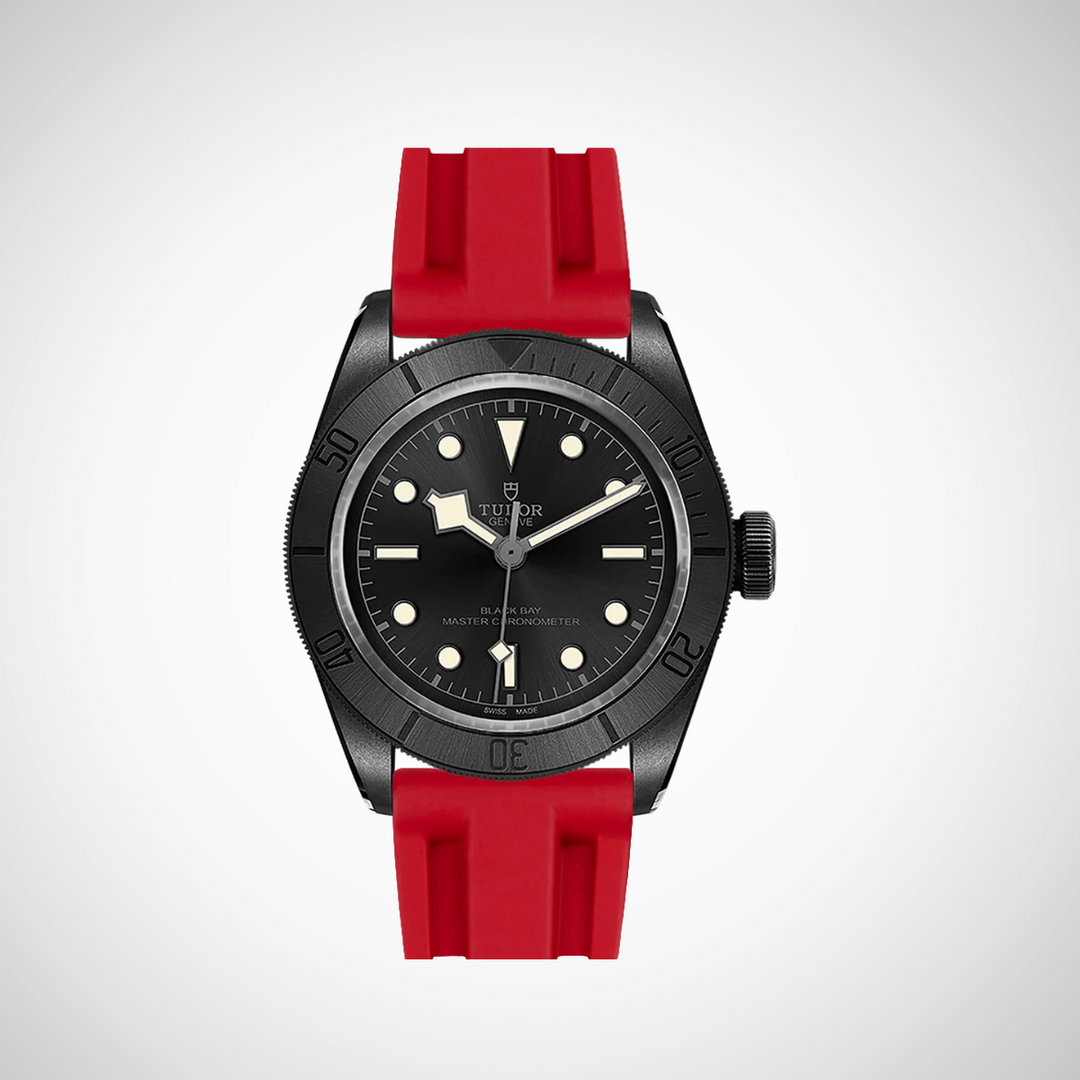 FKM Rubber Universal Strap For Tudor Black Bay Ceramic