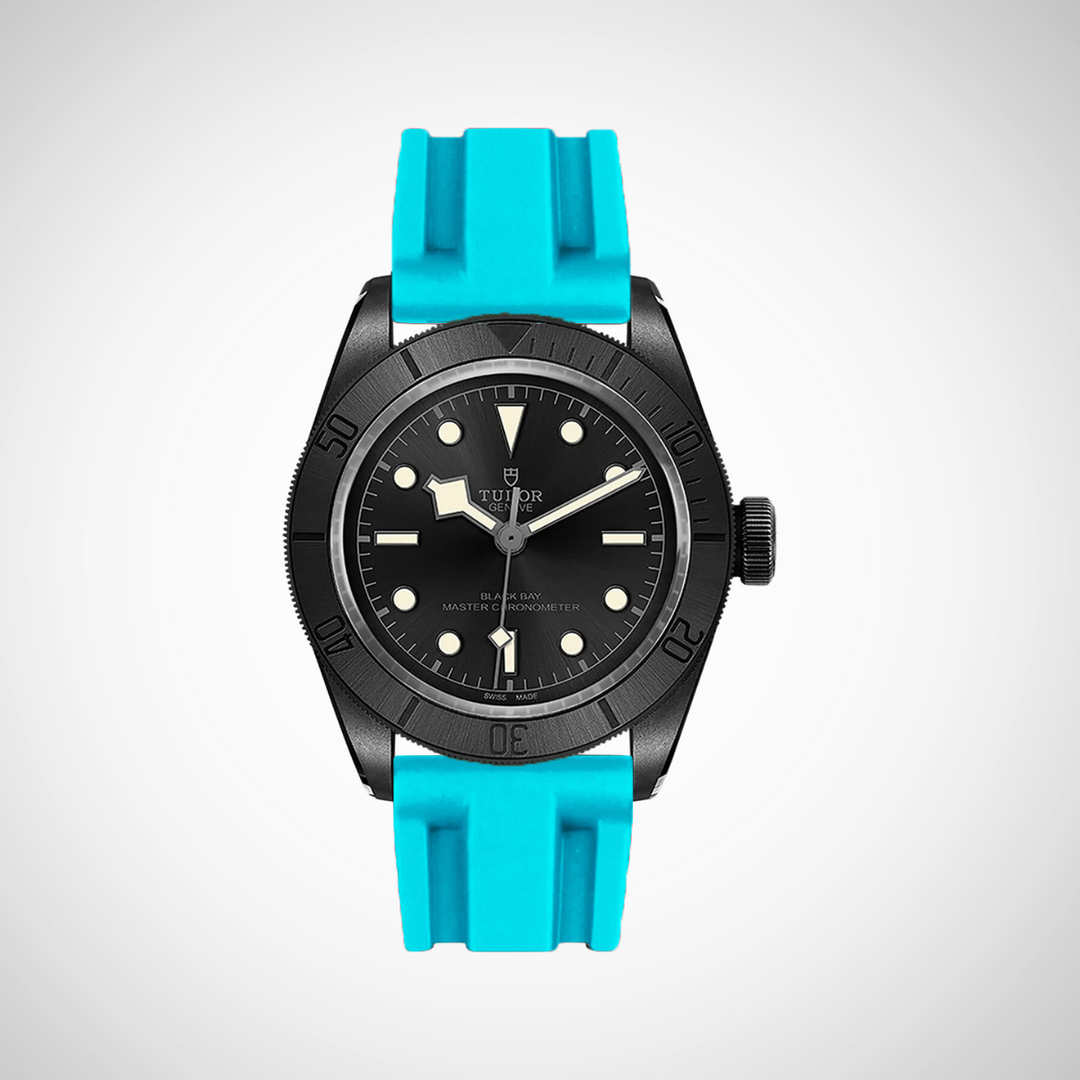 FKM Rubber Universal Strap For Tudor Black Bay Ceramic