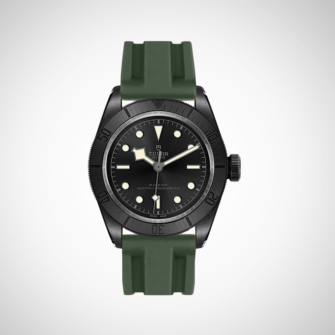 FKM Rubber Universal Strap For Tudor Black Bay Ceramic