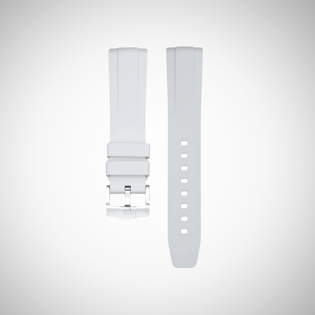 FKM Rubber Curved Strap for Omega X Swatch MoonSwatch Mission to Saturn