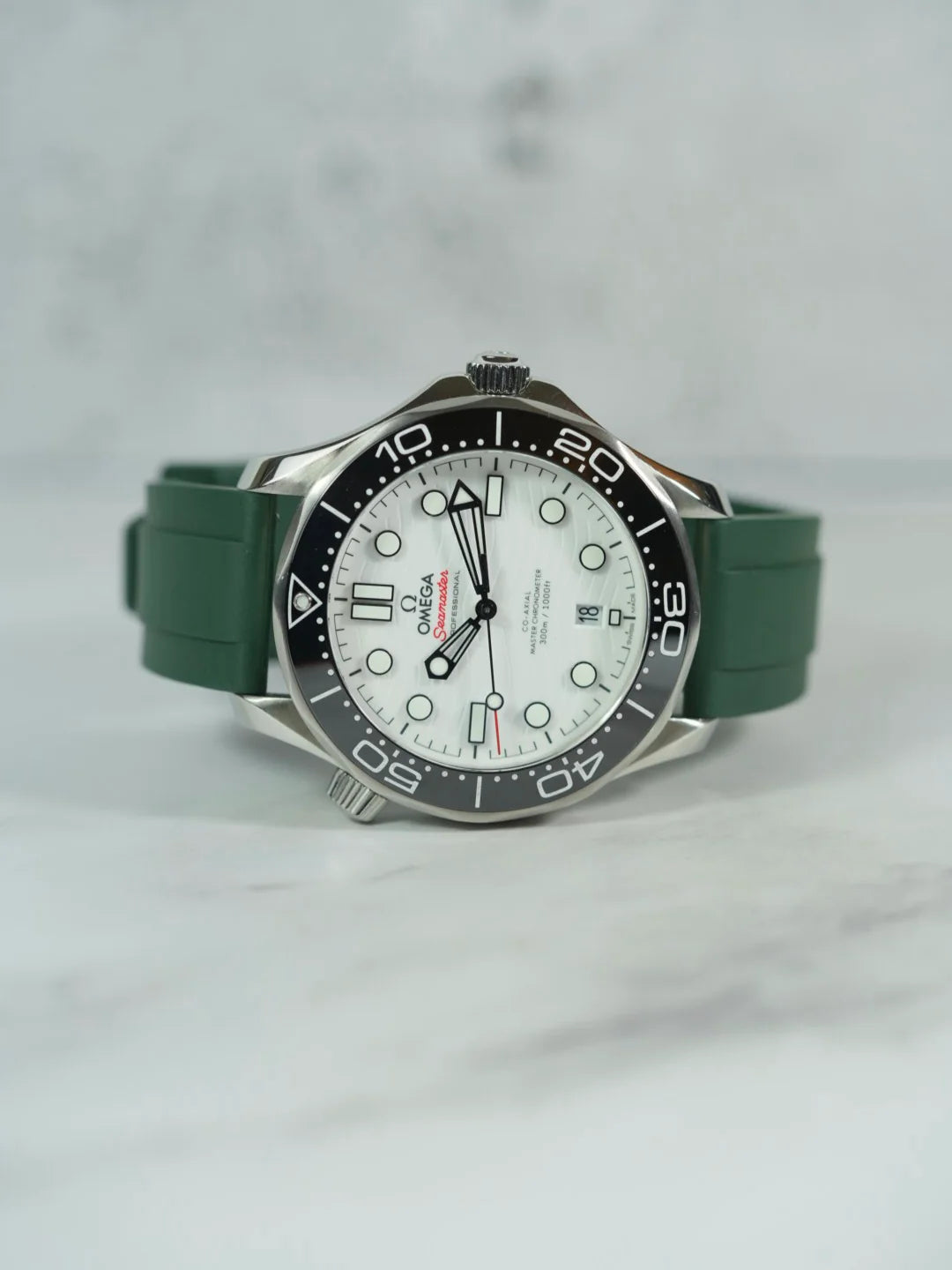 FKM Rubber Curved Strap for Omega X Swatch MoonSwatch Mission to the Moon