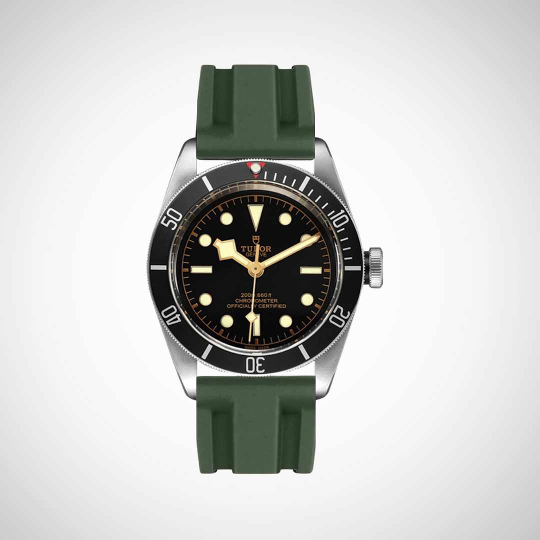 FKM Rubber Universal Strap For Tudor Black Bay 41