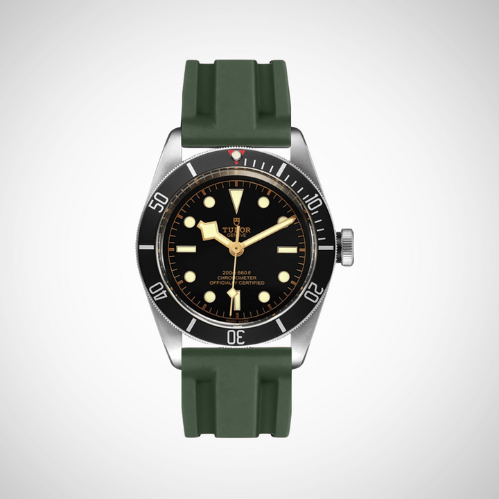 FKM Rubber Universal Strap For Tudor Black Bay 41